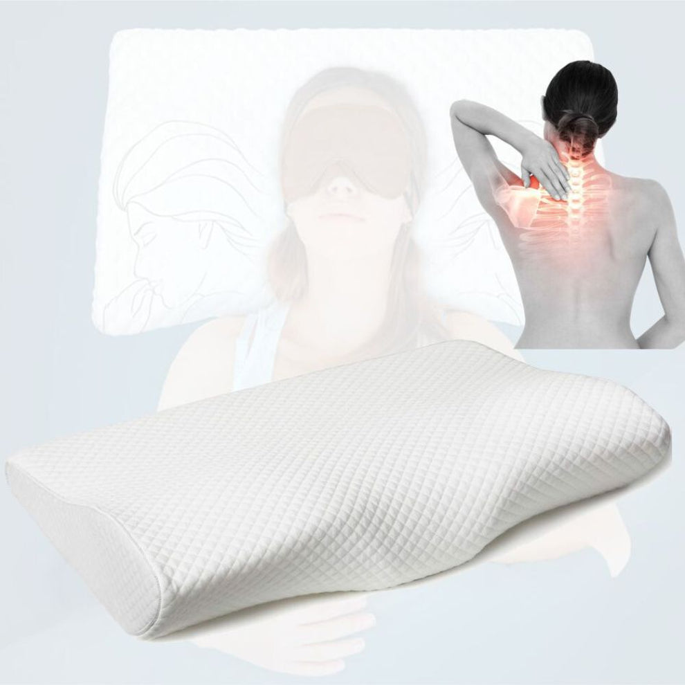 Oreiller Orthopédique Cervicales, Qualité Premium, Mémoire de Forme, Protection Optimale, Coussin GOLDEN NIGHT