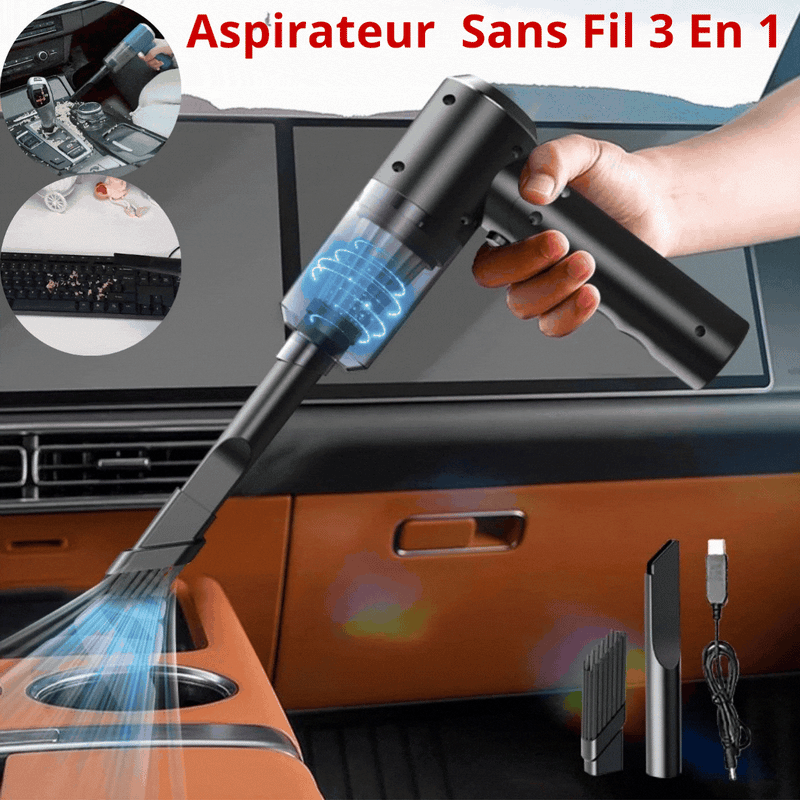 (SPIRAL) L' Aspirateur à Main Sans Fil