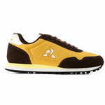 (LECOQSPORTIF) Chaussures retro-running en textile et suede Astra