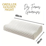 (GOLDEN NIGHT) OREILLER Cervical qui vous répare ! Orthopédique, Médical, Protection Optimale, Mémoire de Forme, Qualité Premium