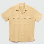 Chemise MNG en lin à coupe régulière