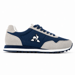 (LECOQSPORTIF) Chaussures retro-running en textile et suede Astra