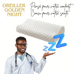 (GOLDEN NIGHT) OREILLER Cervical qui vous répare ! Orthopédique, Médical, Protection Optimale, Mémoire de Forme, Qualité Premium