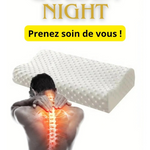 (GOLDEN NIGHT) L'Oreiller Cervical qui vous apaise ! Orthopédique, Médical, Protection Optimale, Mémoire de Forme, Qualité Premium