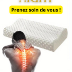 Oreiller Orthopédique Cervicales, Qualité Premium, Mémoire de Forme, Protection Optimale, Coussin GOLDEN NIGHT