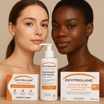 (OXYPROLANE FRANCE) Protocole éclat du teint, Gamme Complète, 3 en 1, Lait, Savon et Complètements