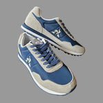 (LECOQSPORTIF) Chaussures retro-running en textile et suede Astra