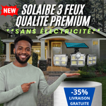 (SOLAR270) Éclairage LED à Énergie Solaire, Rayon 270°, Capteur de mouvements, Économique et Moderne, Eclairage Puissant