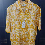 (Chemise MNG) Moderne coton texturée imprimée