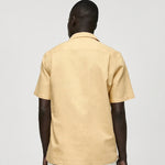 Chemise MNG en lin à coupe régulière