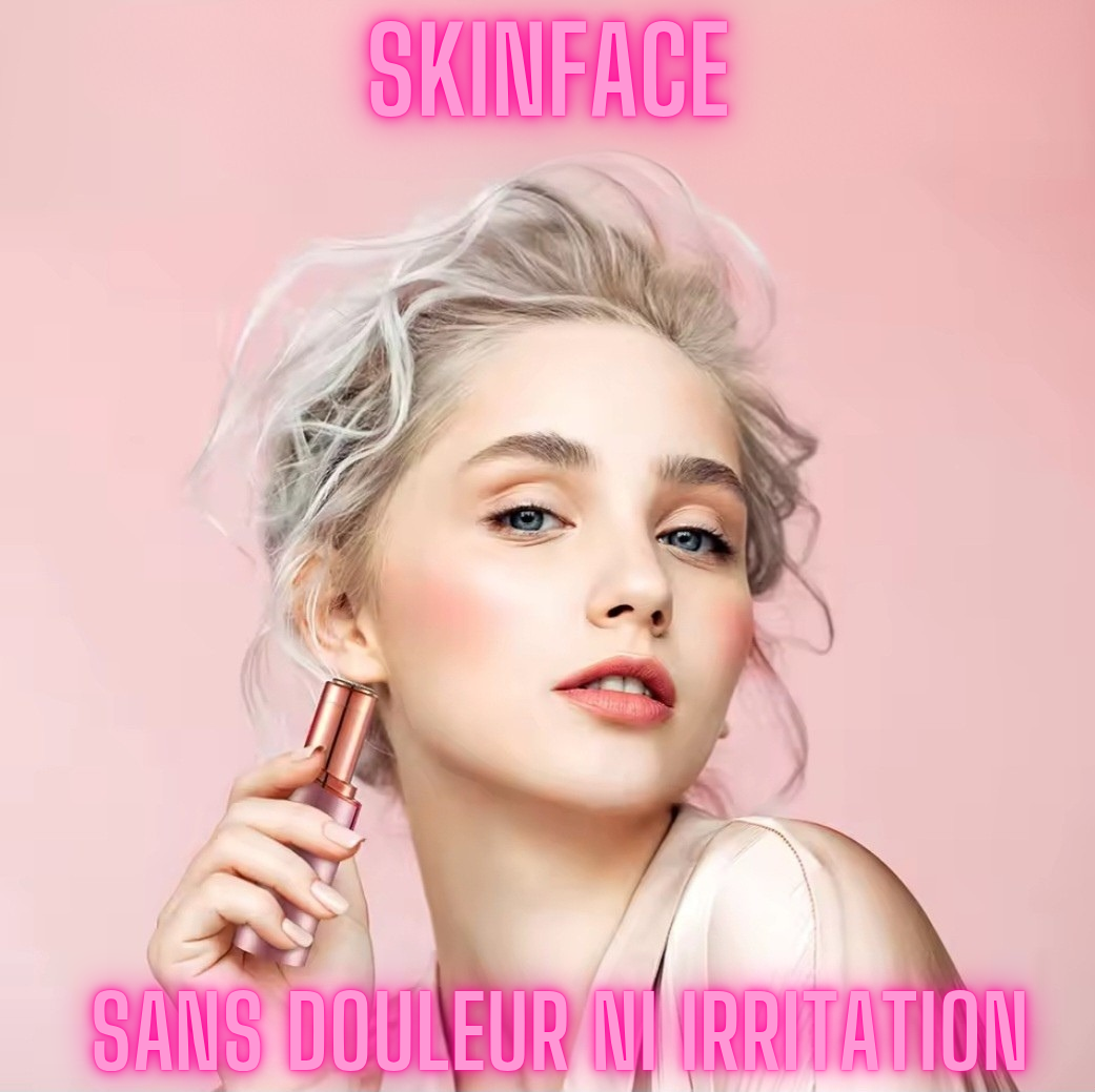 (SKINFACE) Mini ÉPILATEUR qui respecte votre sensibilité